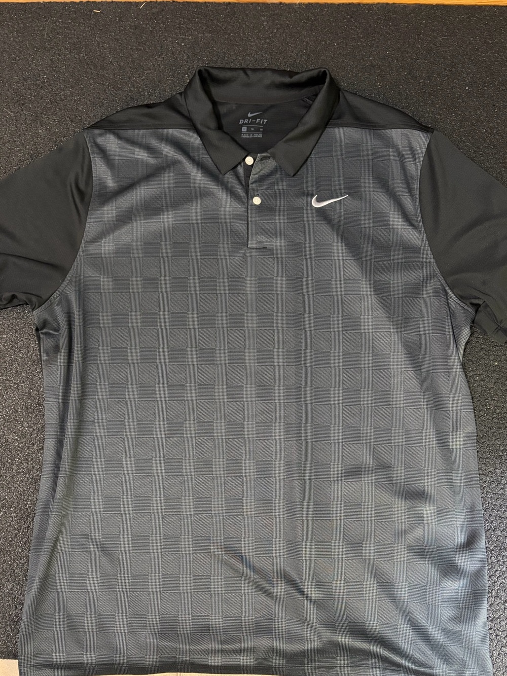 Nike Men’s Black Dri-FIT Golf Polo